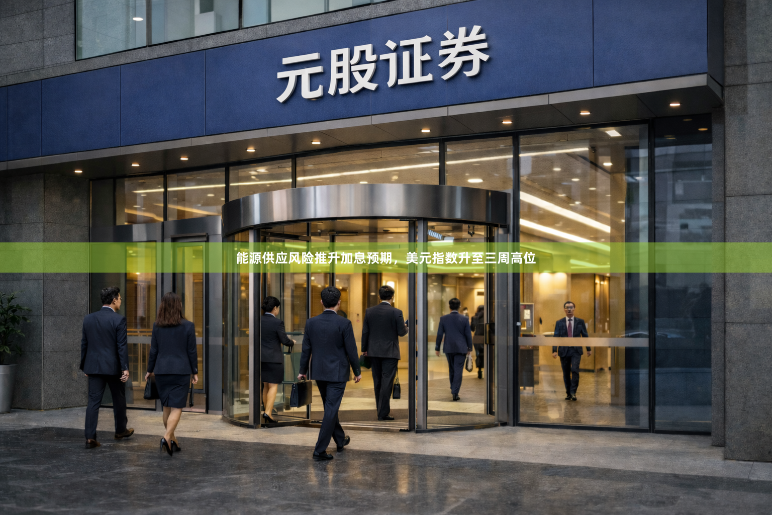 能源供应风险推升加息预期，美元指数升至三周高位