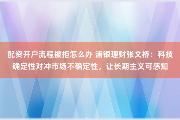 配资开户流程被拒怎么办 浦银理财张文桥：科技确定性对冲市场不确定性，让长期主义可感知