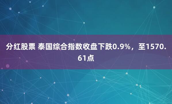 分红股票 泰国综合指数收盘下跌0.9%，至1570.61点